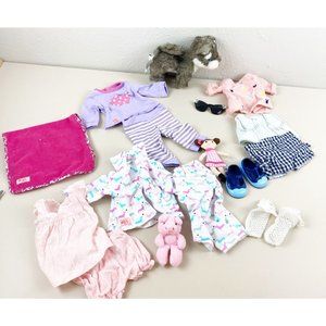 OG Battat 18” ( Off Brand American Girl ) Doll Clothing Shoe Pet Dog Lot GUC